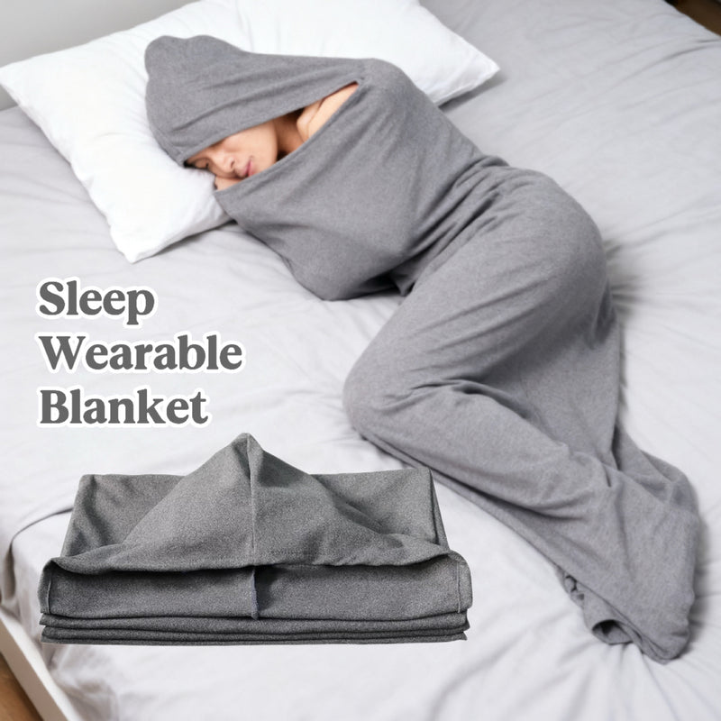SomniaPod™ - Hooded Wearable Sleep Pod Blanket